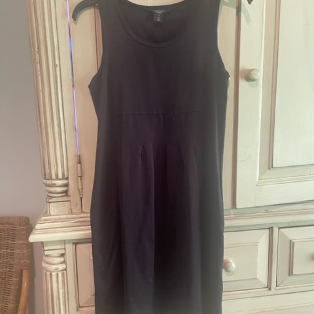 Max Mara Black Long Sleeveless Long Top Size S